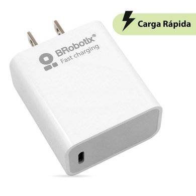 CARGADOR CARGA RÁPIDA - USB V3.0 20W, 1 PUERTO TIPO C, BLANCO, BROBOTIX, 6006610 CARGADOR CARGA RÁPIDA - USB V3.0 20W, 1 PUERTO TIPO C, BLANCO, BROBOTIX, 6006610